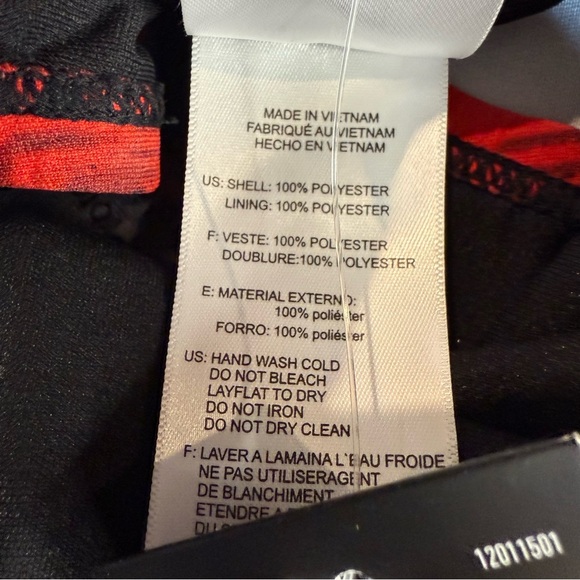 Adidas Infinetex Swimsuit Lined Girls Youth Red Black Sz 24 (US Youth XL) - Picture 7 of 9